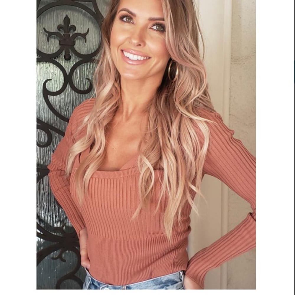 Jonathan Simkhai Jayline Ribbed sweater and bralette  set
